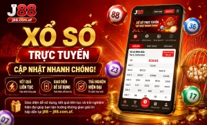 j88 Xổ Số trên thiết bị di động