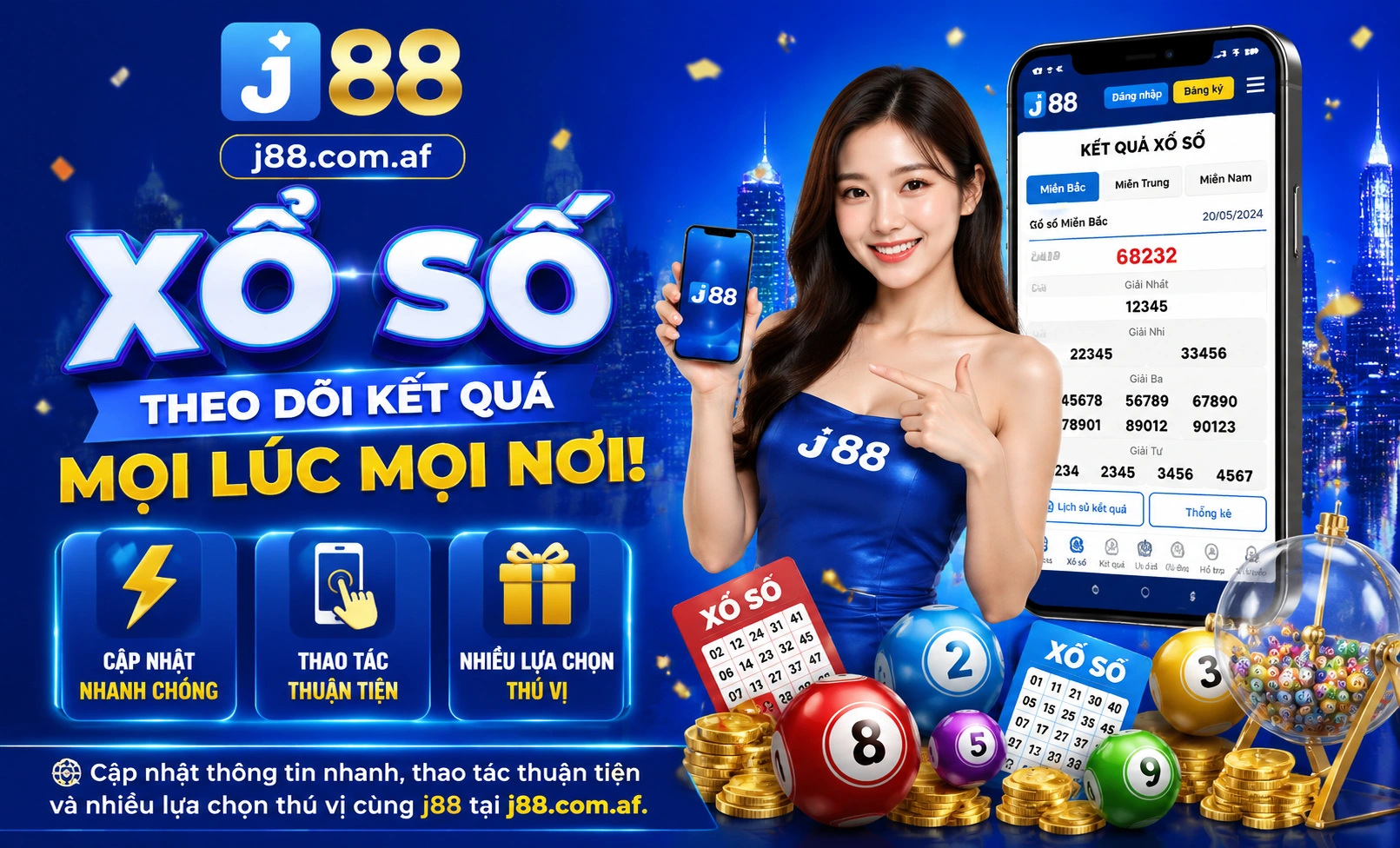 j88 xổ số kết quả và giao diện